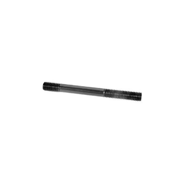 Te-Co Double-End Threaded Stud, 5/16"-18 Thread to 5/16"-18 Thread, 2 in, Steel, Black Oxide, 2 PK 40451 - main
